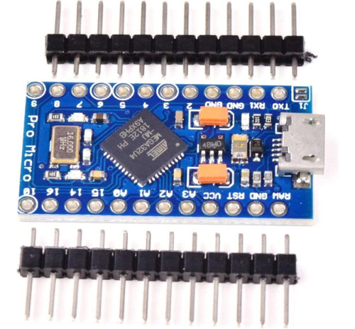 Pro Micro Mini Mcu Leonardo Atmega32u4 5v Usb 16mhz Hobb