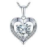 Collar Diamante Moissanita De 2 Quilate (vvs1) Certificado
