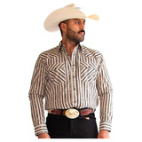 Camisa Vaquera Denver Rayas Black/beige