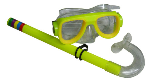 Set Luneta Snorkel Buceo Pileta Niños Infantil Silicona Ajus