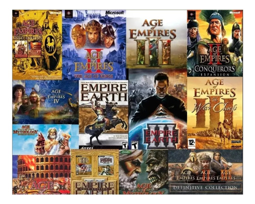 Pack Age Of Empires 1, 2,3,4 , Hd, D.e + Regalos Pc Digital