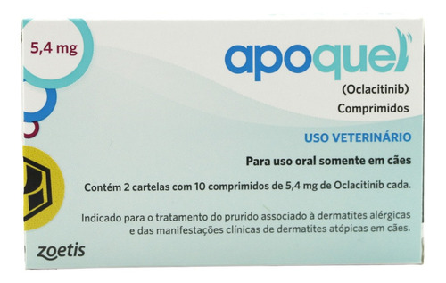 Apoquel Anti Coceira Cães 5,4 Mg