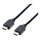 Cable Hdmi Negro Alta Velocidad M M 4k Blindado 1,5 M Manhat