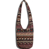 Bolso Bandolera Hippie Thai Top Zip Hobo Sling Bag Bolso Ban