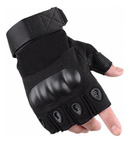 Guantes Táctico De Medio Dedo Con Protección De Nudillos