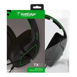 Audifonos Gamer Tx50 Voltedge Xbox One Y Series Color Verde