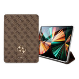 Funda Plegable Para Tablet Guess iPad Smart Cover Diseño 4g Color Marrón