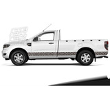 Calco Ford Ranger Guarda Pampa Cabina Simple 2013/19 Juego