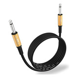 Cable De Guitarra Augioth 3 Ft, Instrumento Eléctrico De Esc