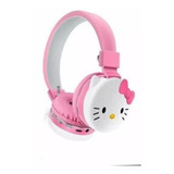 Diadema Inalambrica Bluetooth Manos Libres Radio Niños /e Color Rosa/hello Kitty