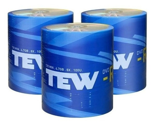 Dvd Tew Printable Ink Jet 8x  X100 Unidades 4.7gb Oferta