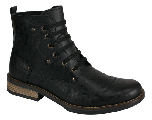 Bota Heavy Locman Negro De Caballero Fl30