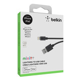 Cable Sync & Charge Lightning Usb - Black Cable 2.1a - 4 Fee