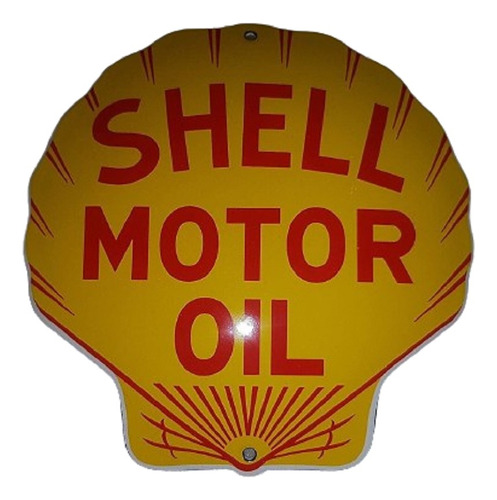 Cartel Decorativo Shell Motor Enlozado - A Pedido_exkarg