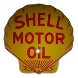 Cartel Decorativo Shell Motor Enlozado - A Pedido_exkarg