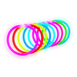 Pulseras Neon Glow Luminosas Químicas En Tubo Cotillón × 100