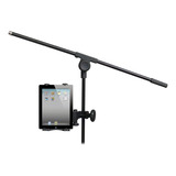 Suporte,clamp,apoio P/tablet iPad Em Pedestal De Microfone