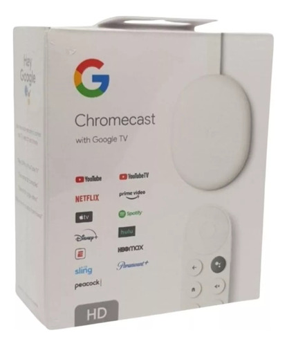 Google Chromecast 4 Con Google Tv Cuarta Generación Hd Hdr