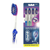 Oral-b 3d White Luxe Pro-flex Manual Soft Toothbrush, 4