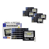 Reflector Solar Panel 150w Potencia Control Remoto 4 Piezas