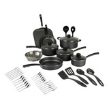 Batería De Cocina Tramontina Primaware Negro 42 Piezas