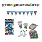 Kit Decoracion Completo Vasos+platos Monster Inc 24niños