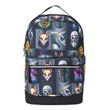 Mochila Para Escuela Version Fortnite Oficial Gris Multi