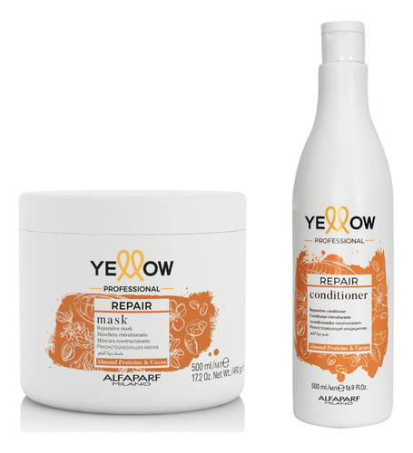 Yellow Repair Kit Acondicionador 500ml & Mascarilla 500ml