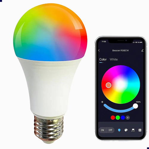 Ampolletas  Inteligente Led  Multicolor Smart Bulb  Celular
