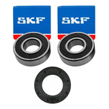 Kit Rulemanes Reten Skf 6205 6206 Para Lavarropas Samsung