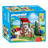Playmobil Estacion De Liempieza Para Caballos 6929 