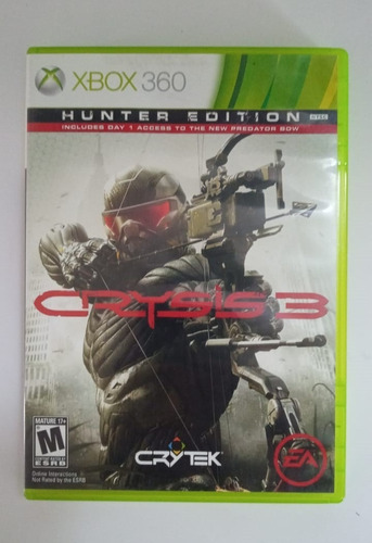 Juego Físico Xbox 360 Compatible Xbox One Crysis  3 