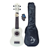 Ukelele Soprano Dy Lila Cuerdas Aquila + Afinador + Funda