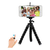 Blk - Control Remoto Bluetooth Para Selfie/video Con Trípode