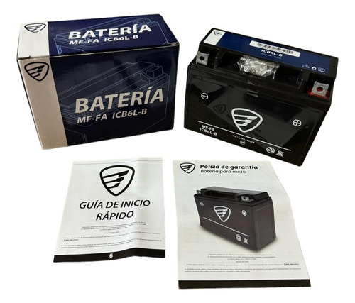 Bateria Italika 125z / Ft125 / Dm125 Original F06010049