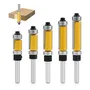 A.set De 5 Unidades Fresa Broca Copiadora Router Perfilador