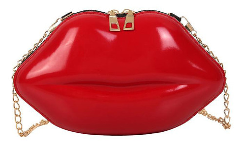 Bolsos De Pvc Lips Para Mujer, Bandolera, Bandolera, Fiesta