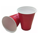 Vaso Plástico Bicolor Grande 500cc 50 Unidades