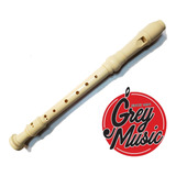 Flauta Dulce Starmaker Rec-10 Crema - Estuche Y Palillo Limp