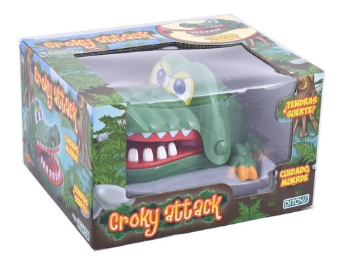 Crocky Attack Juego Cuidado Cocodrilo Muerde Tv Orig. Ditoys