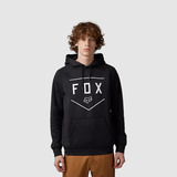 Poleron Lifestyle Pullover Shield Con Capucha Negro Fox