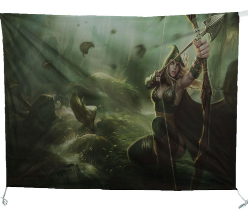 Bandera Legue Of Legends 100x150cm Setup Gamer Skins