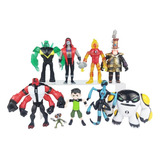 9pcs Ben 10 Acción Figura Modelo Juguete Regalo Para Niños