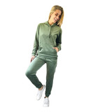 Conjunto Sweater Jogging Plush Moda Dama Invierno Mujer Buzo