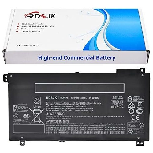 Bateria Ru03xl Para Hp Probook X360 11 G3 G4 G5 G6 440 G1 Se