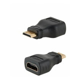 Adaptador Conector Mini Hdmi Macho Para  Femea Banhado