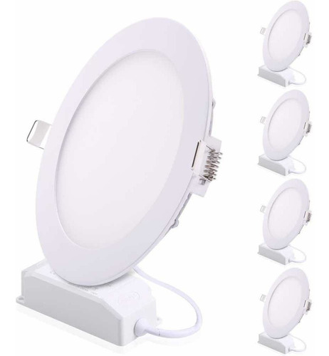 Panel Led (6w) Redondo Incrustar Luz Blanca