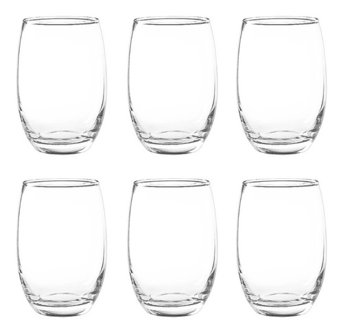 24 Vasos Estilo Copa Para Agua Vino Mayoreo 15 Oz / 440 Ml