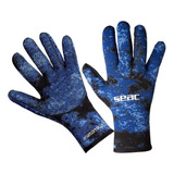 Seac Anatomic Camo Guantes, Guante De Buceo De Neopreno De 3