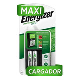 Cargador De Pilas Energizer Maxi + 2 Pilas Aa Recargables